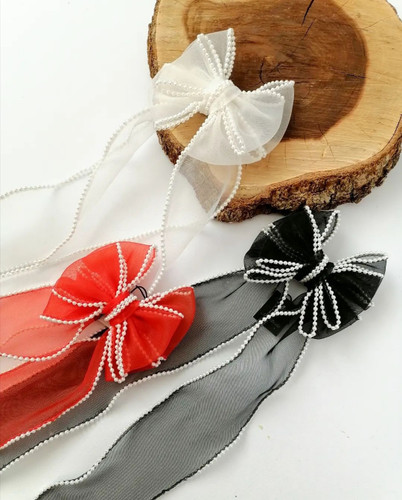 پاپیون فرانسوی حریر اویزدار