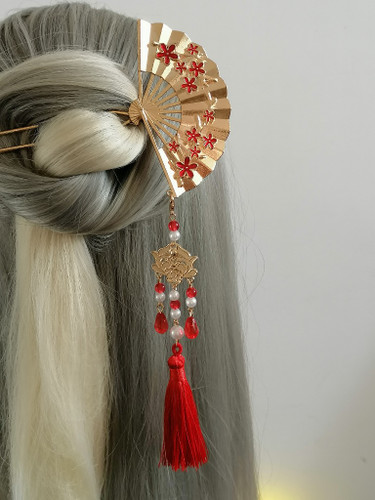 کانزاشی بادبزن سرخ سلطنتی 🎎🪭